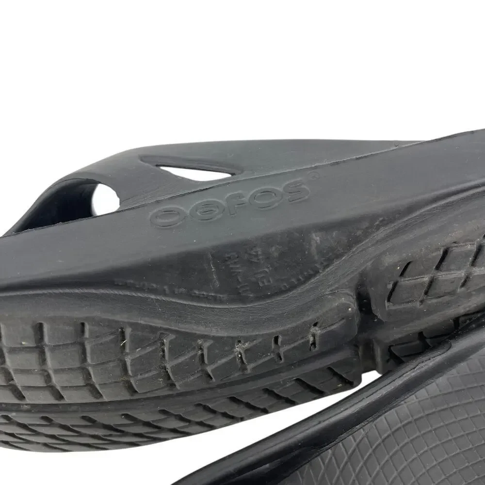 OOFOS OOriginal Recovery Sandal Black Mens Size 11 W 13 Fitness Comfort Dadcore